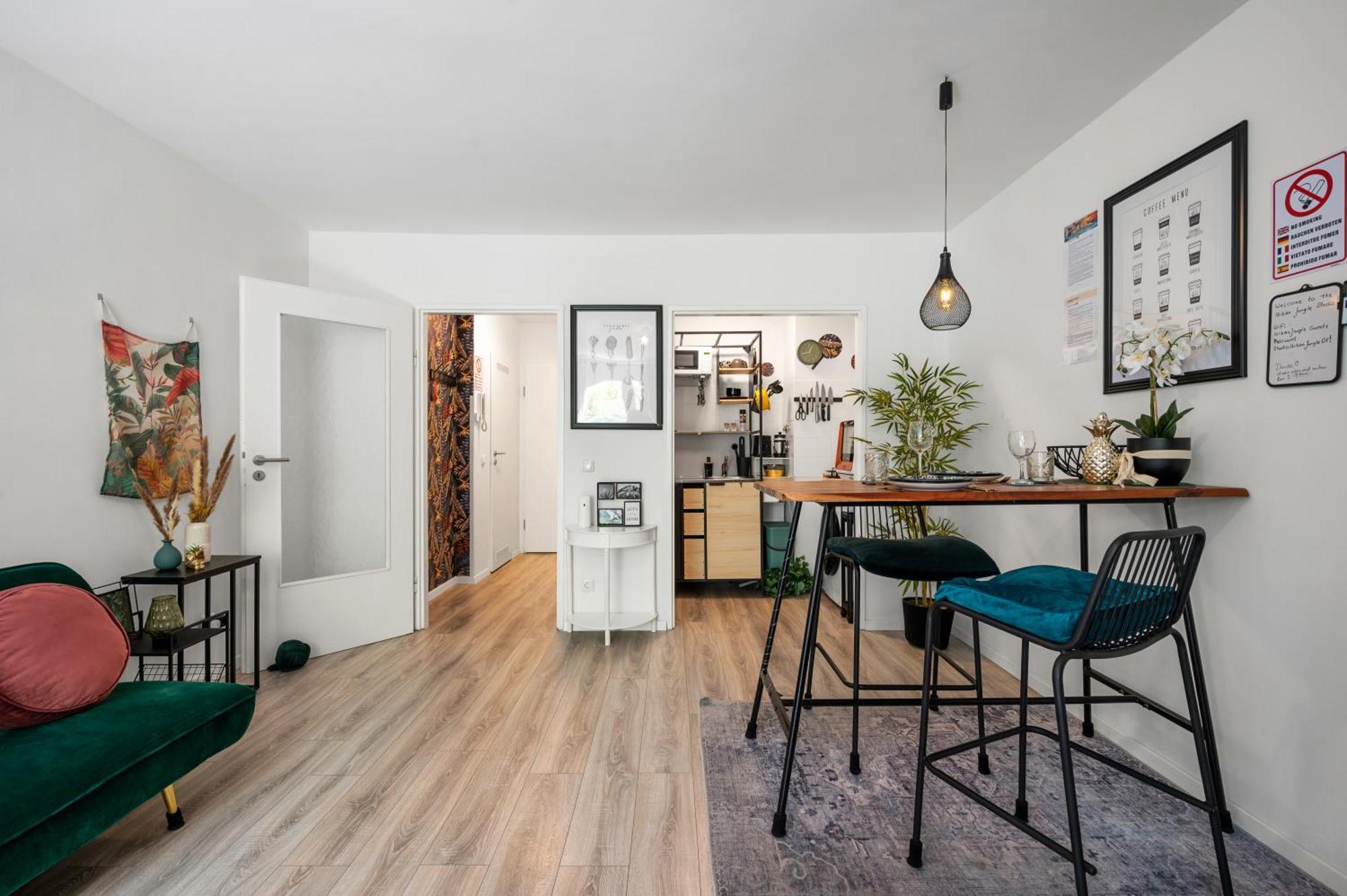 Urban Jungle Studio Apartment أوفنباخ المظهر الخارجي الصورة