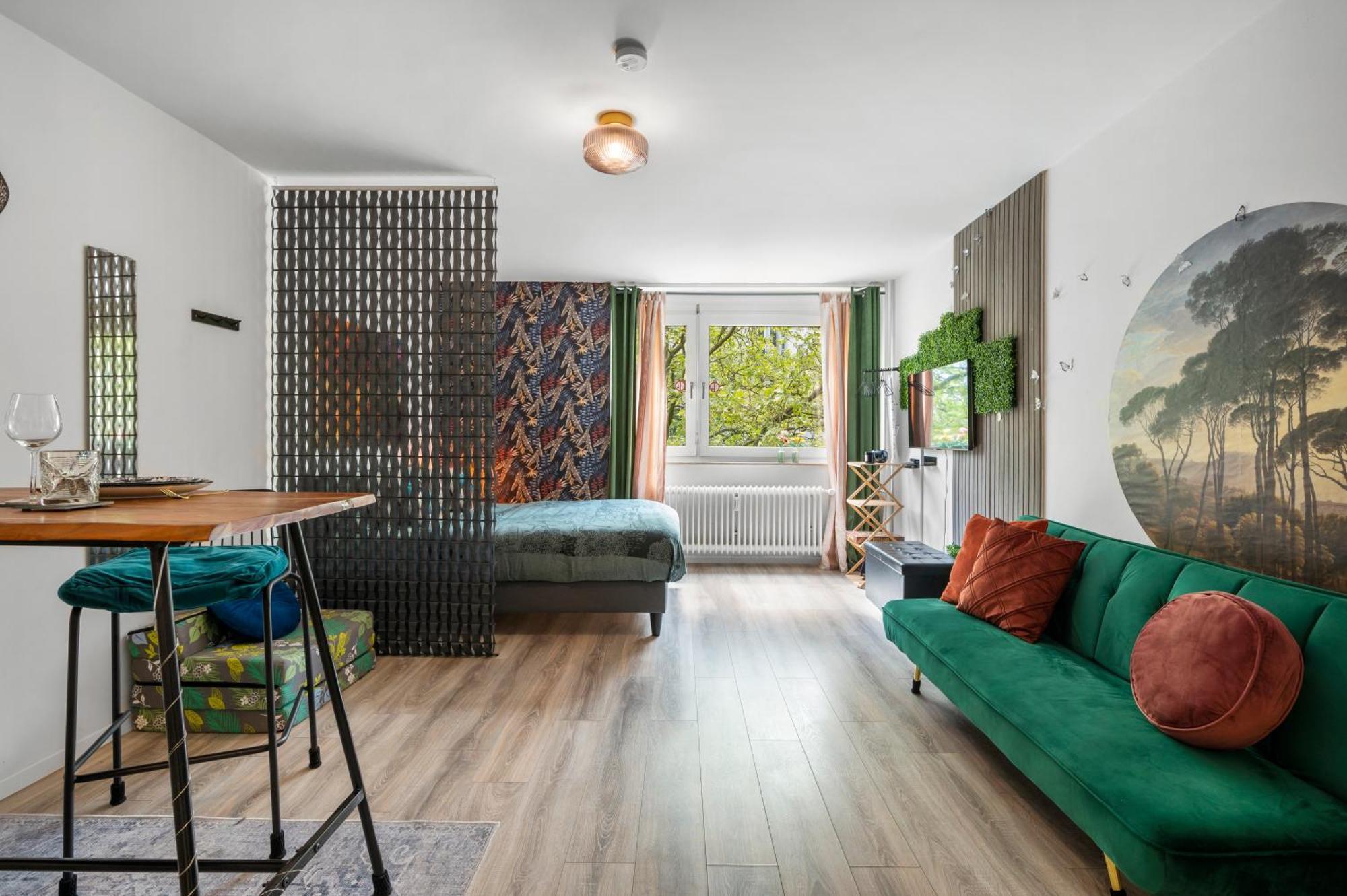 Urban Jungle Studio Apartment أوفنباخ المظهر الخارجي الصورة