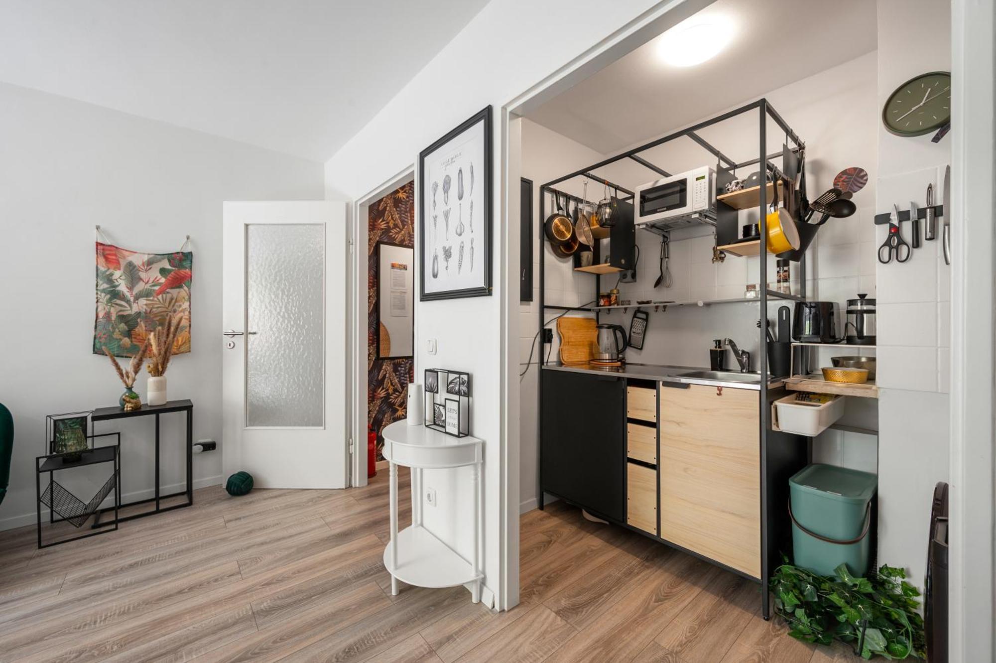 Urban Jungle Studio Apartment أوفنباخ المظهر الخارجي الصورة